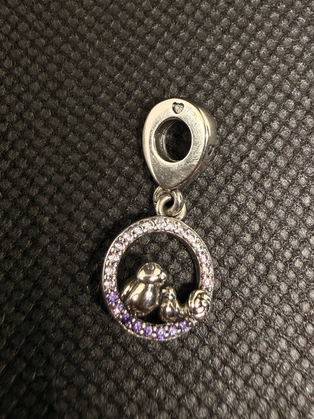 Retired Pandora Mother and Baby Bird Dangle charm